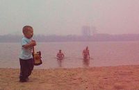 Le lundi de Pâques, baignade au lac Tuttenbrock