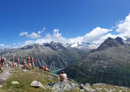 06 01 Rast Ueber Dem Schlegeis  Stausee