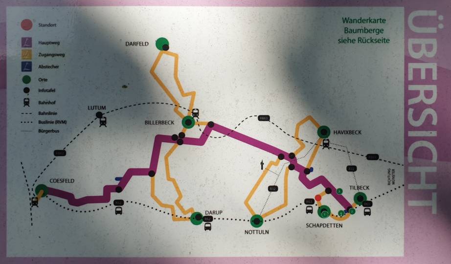 31/51 Les sentiers de randonnée dans les Baumberge