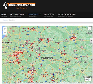 Sites de parcours de santé