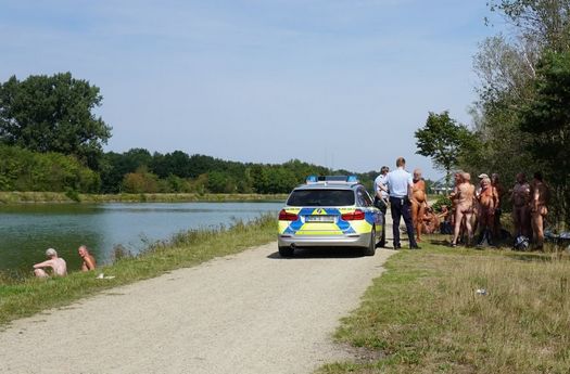 La police nous souhaite une bonne randonnée