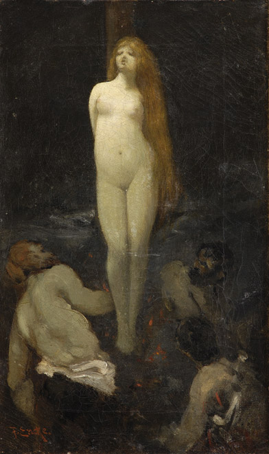 Brûlage de sorcière, Fedor Encke, Public Domain Brûlage de sorcière, Fedor Encke, Public Domain