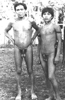 Des hommes yanomami. Source: Usenet. Des hommes yanomami. Source: Usenet.